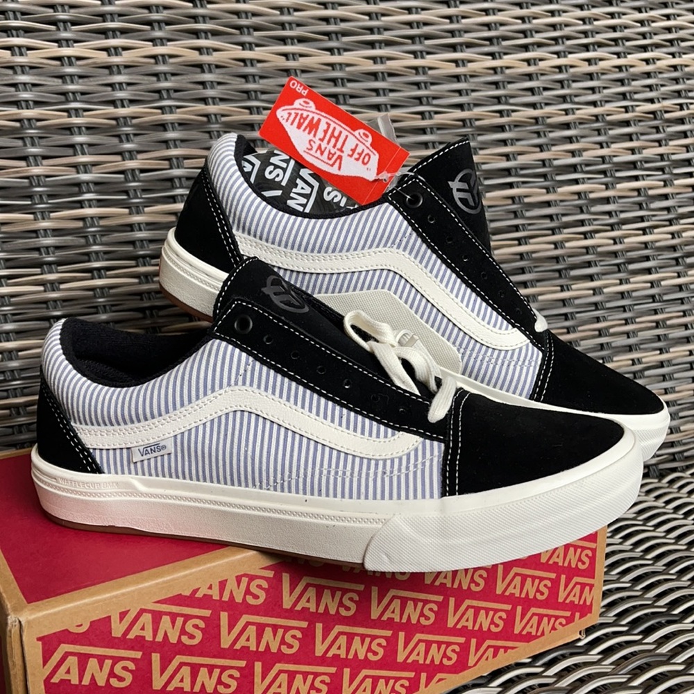 Vans Bmx Old Skool Federal Black/Bl Pinstripe MEN`S - Picture 6 of 16